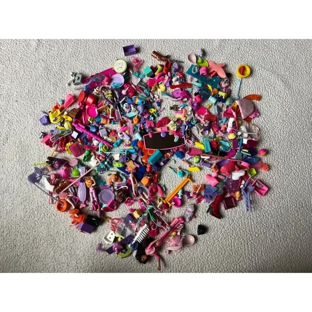 Vintage 2000s Mattel Snap Polly Pocket Huge Toy Lot